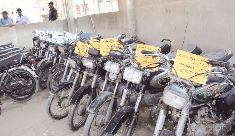 102 stolen motorbikes handed over to their owners