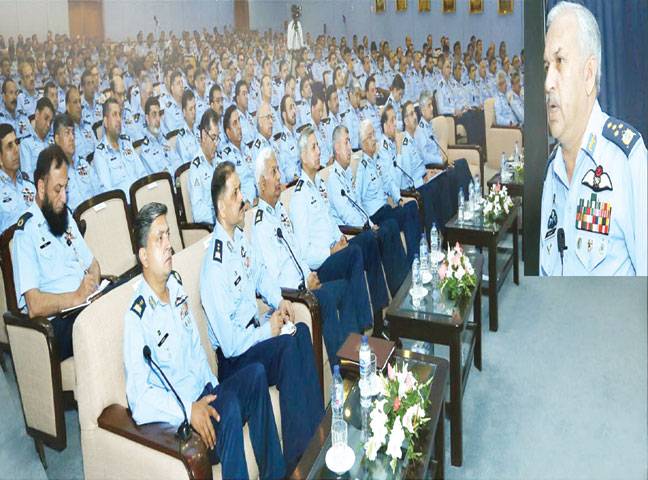 Air Chief shows resolve to give befitting response to enemy