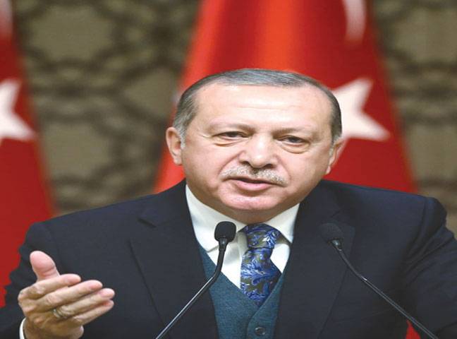 President Erdogan shares concerns over situation in IoK