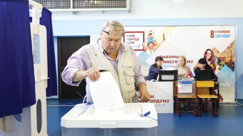 Russia’s ruling party loses a third of seats in Moscow election