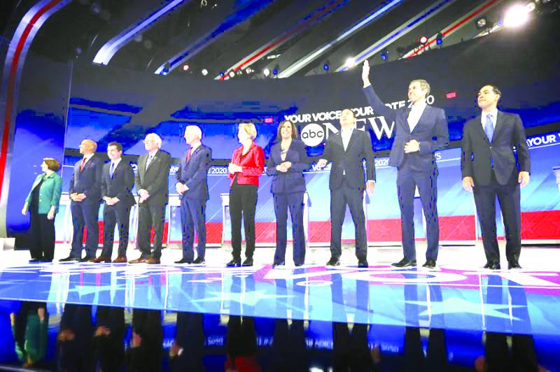 Liberal, moderate divide on display in Democratic debate