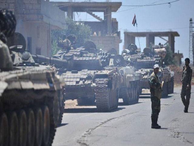 Syrian government artillery pounds south Idlib