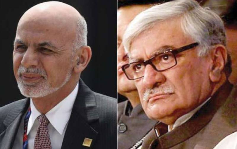Asfandyar calls on Afghan president in Kabul