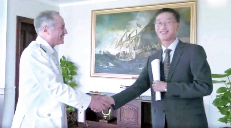 Naval Chief, China envoy hold talks