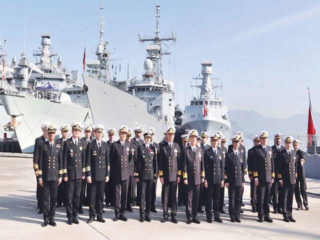 Pak Navy ship joins multinational maritime drill