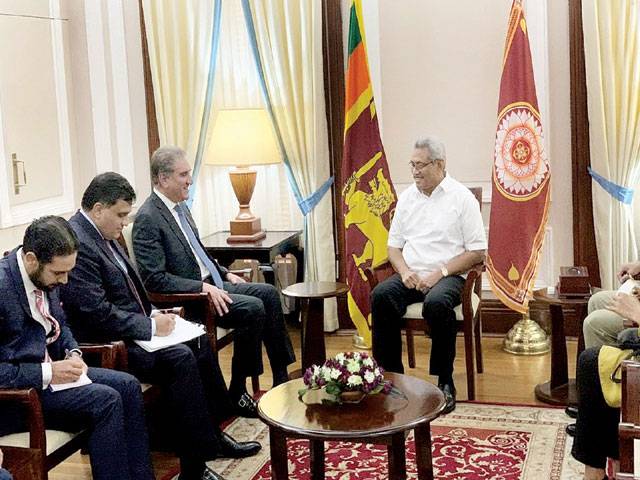 Qureshi briefs Lankan counterpart on ‘human rights crisis’ in IoK