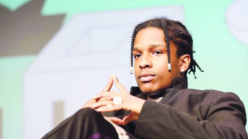 ASAP Rocky performs in Sweden