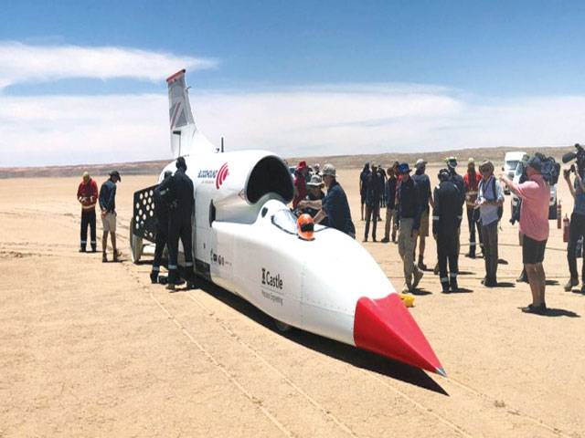 Bloodhound car has 800mph target in its sights