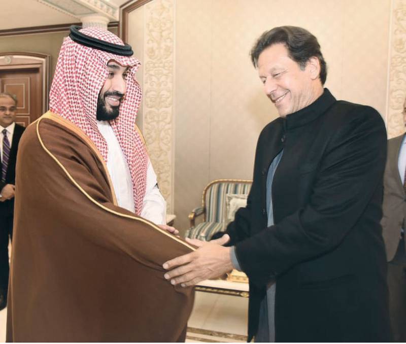 PM discusses regional, bilateral issues with Saudi Crown Prince