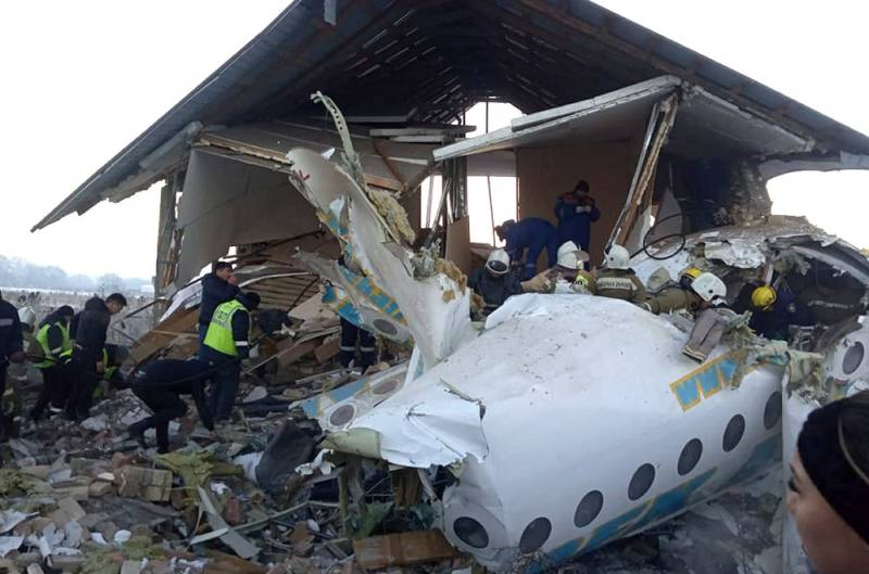 Dozens survive in Kazakhstan plane crash