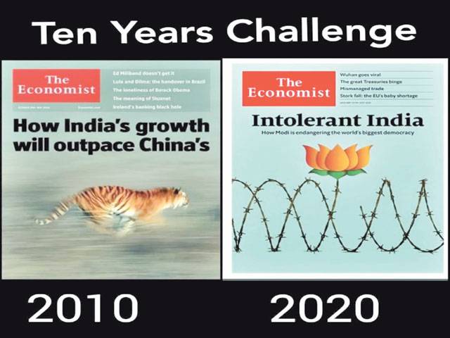 The Economist brands India as 'intolerant' country under Modi
