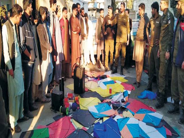 Police continue action against kite dealers, flyers