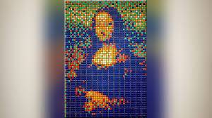 Rubik’s Cube Mona Lisa fetches 480,000 euros at Paris auction