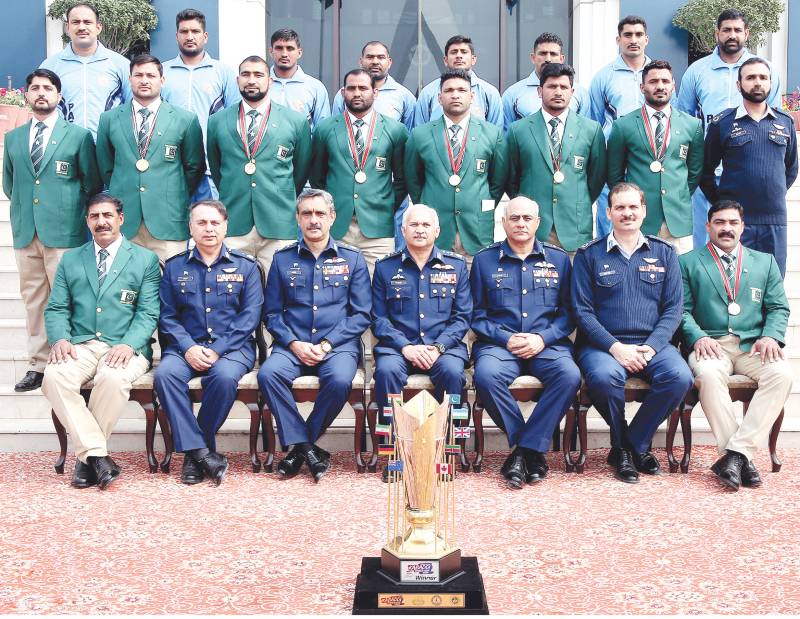 Air Chief rewards national kabaddi team players