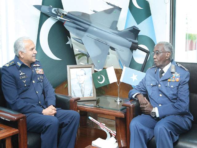 Somali Air chief visits PAF HQ