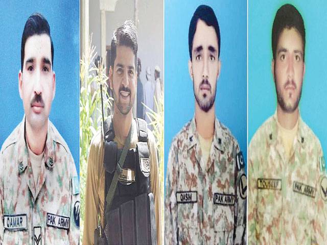 Four army personnel embrace martyrdom in anti-terror operation
