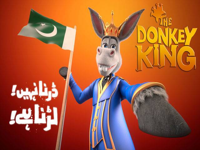 The Donkey King is here with a public service anthem Darna NahiLarna Hai