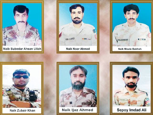 7 soldiers martyrd in Balochistan