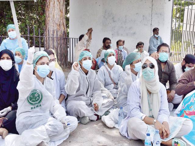 Doctors, paramedics observe strike to press demands
