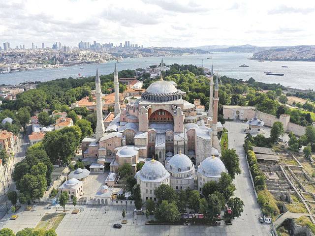 Erdogan rebuffs criticism over Hagia Sophia conversion to mosque