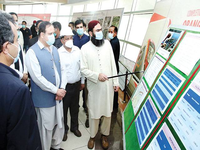 Punjab CM inspects Orange Line Metro Train progress on a surprise visit