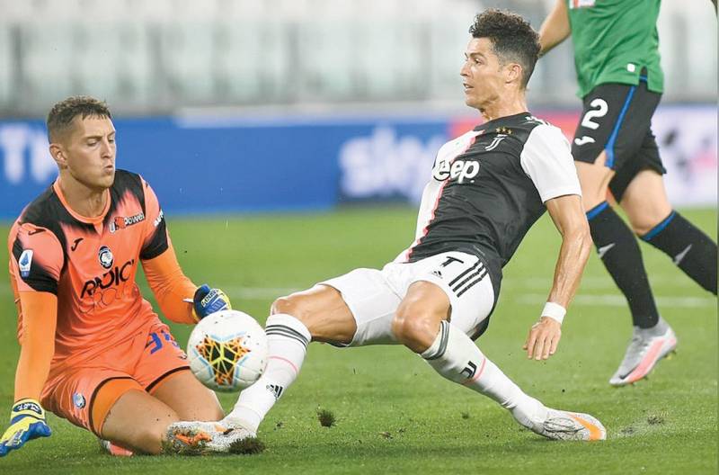 Ronaldo’s penalties salvage 2-2 draw for Juventus against Atalanta