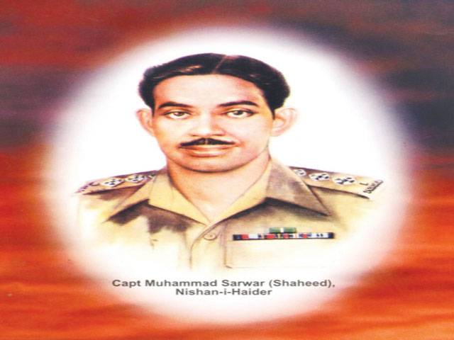72nd martyrdom anniversary of Capt. Sarwar (NH) today 