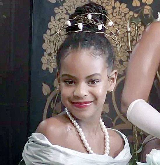 Blue Ivy Carter makes a cameo in a trailer, released by mother Beyonce
