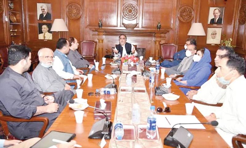 Governor chairs high-level meeting on Karachi issues