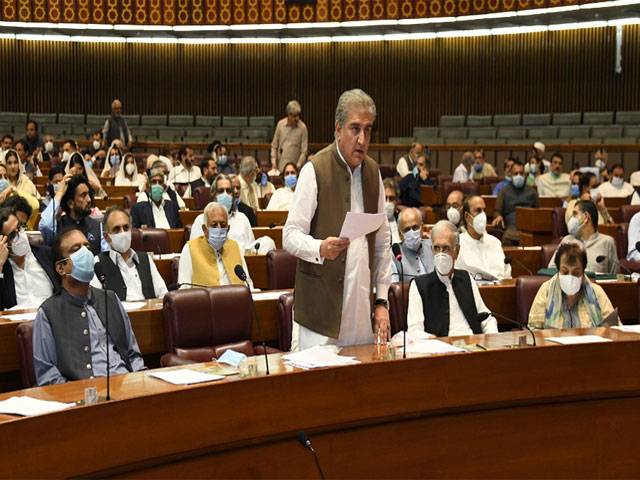 Parliament rejects unilateral Indian actions in IIOJK