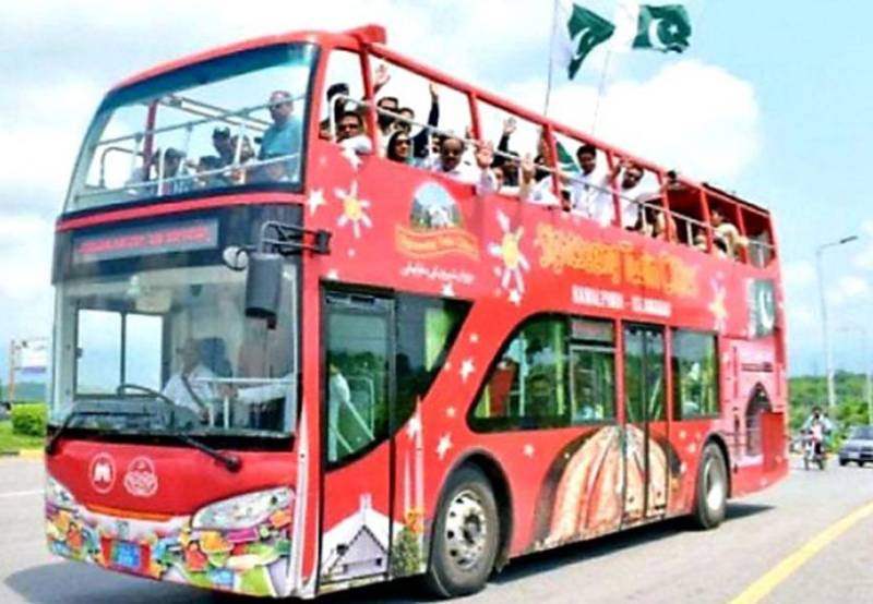 Punjab CM opens double-decker bus service for Pindi-Islamabad