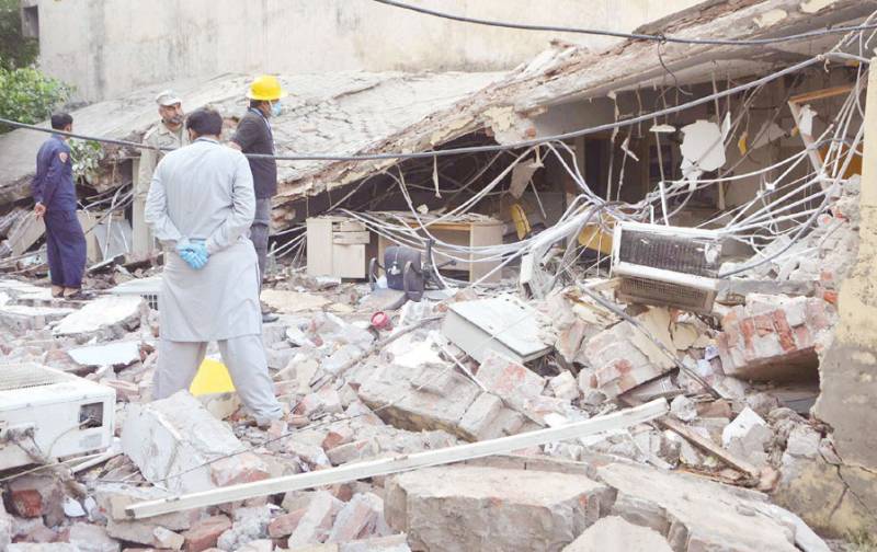 One dead, several injured in building collapse incident