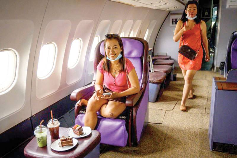 With travel limited, ‘plane cafes’ take off in Thailand