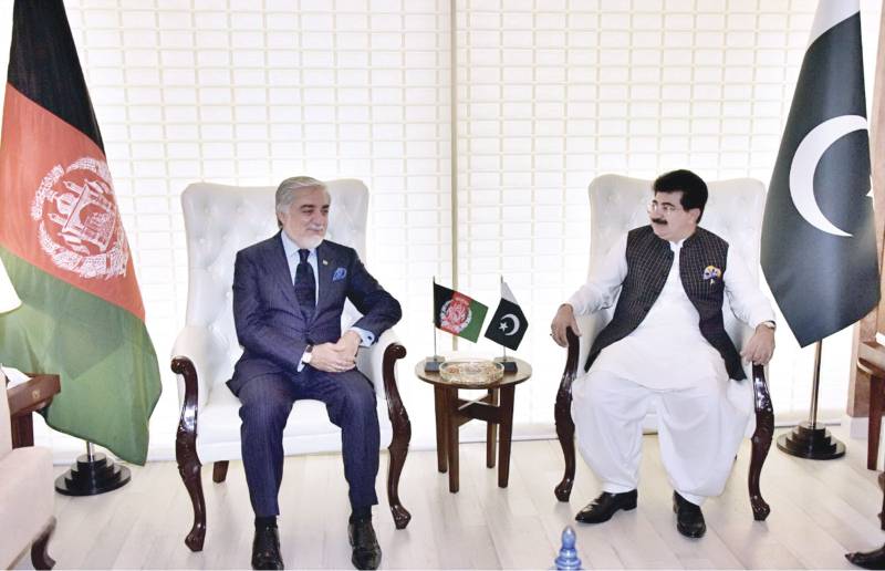 Only Afghans can determine their country’s future, says Sanjrani