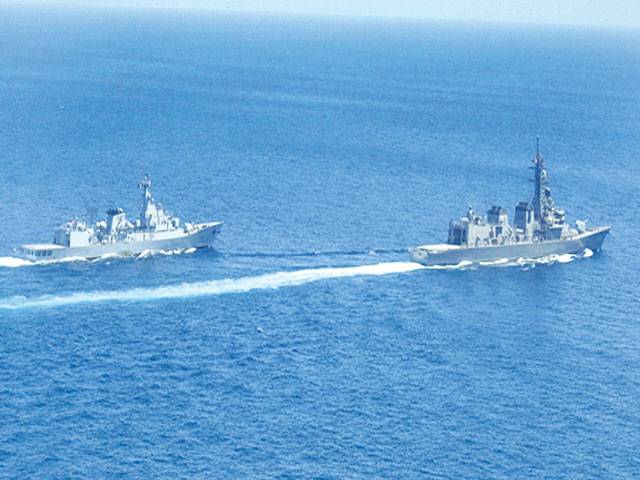 Pak Navy, Japanese Maritime Self Defense Force hold joint exercise in Gulf of Aden