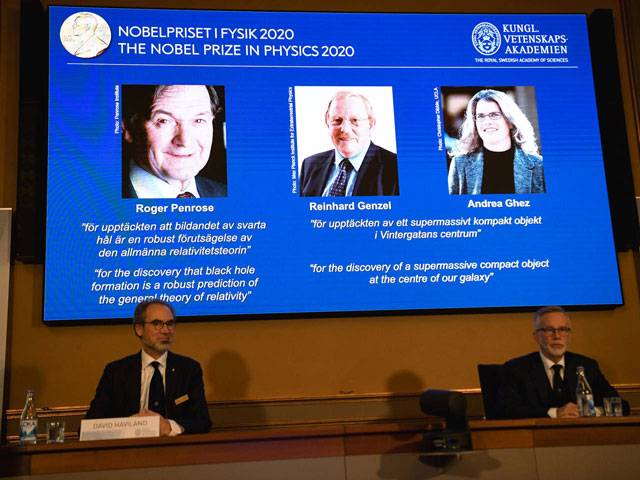 Trio wins Nobel Physics Prize for black hole research