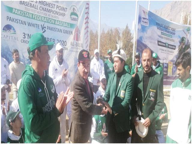 Pakistan White beat Green in second exhibition baseball match 