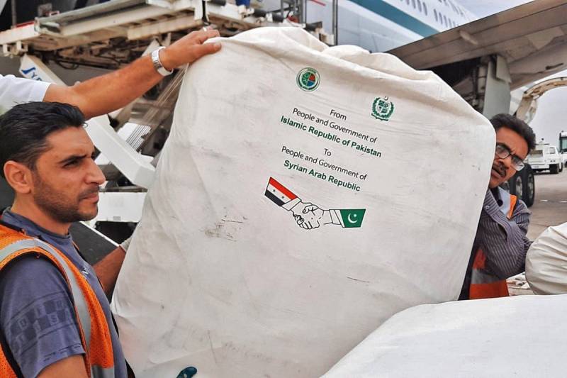 Syria receives largest coronavirus medical aid from Pakistan