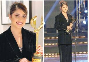 Sajal Ali wins ‘International Icon Award’ At DIAFA