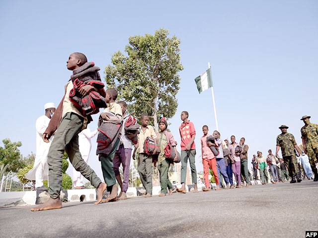 Hundreds of Nigerian schoolboys released after six-day kidnap ordeal