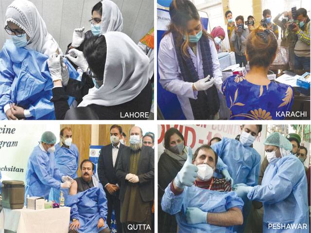 Pakistan starts Covid-19 vaccination drive with Chinese shots
