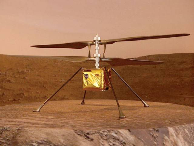 NASA’s Mars helicopter succeeds in historic first flight