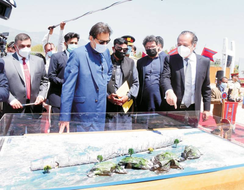 Prime Minister Imran Khan performs groundbreaking of 35km Margalla Highway