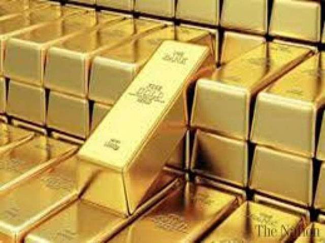 Gold prices down by Rs1000 per tola