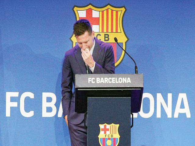 Tears, standing ovation mark Messi’s farewell to Barcelona