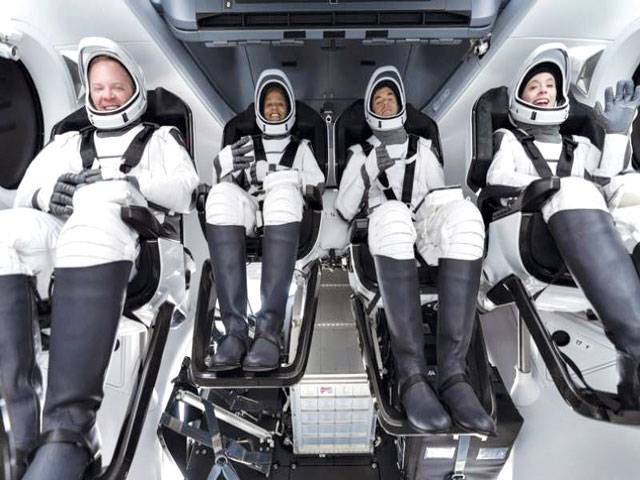 ‘Happy’ SpaceX tourist crew spend first day whizzing around Earth