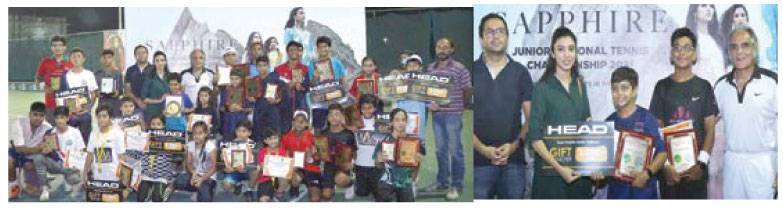 Double crowns for Aqeel, Bilal, Amna in Sapphire Open Tennis