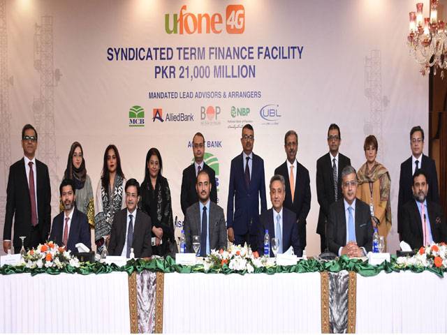 Ufone secures its largest syndicated financing of 4G spectrum and rollout