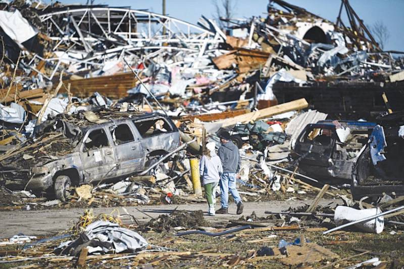 Biden declares major disaster in Kentucky after tornadoes kill dozens