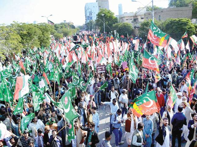PTI announces protest march from Ghotki to Karachi to ‘overthrow’ PPP govt